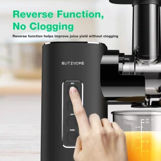Slowjuicer 150W met 450ml pulpcontainer