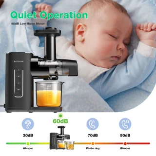 Slowjuicer 150W met 450ml pulpcontainer