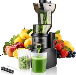 Slowjuicer 500W - 65 omwentelingen per minuut - 98mm vulopening