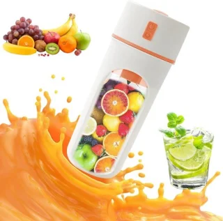 Slowjuicer draagbare sapcentrifuge mini-smoothie-maker roze