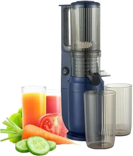 Slowjuicer fruit groente - 550 ml - blauw