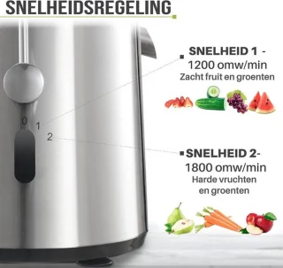 Slowjuicer Groente en Fruit