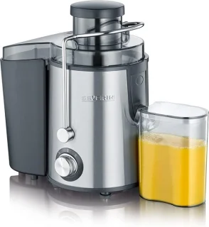 Slowjuicer Groenten en Fruit Zwart met Pulpcontainer