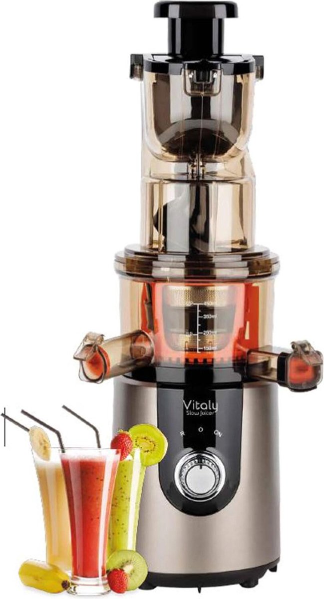 De Slowjuicer Groenten en Fruitpers Anti Drup Juicer in één oogopslag