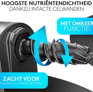 Slowjuicer Groenten & Fruitpers Anti Drup Juicer