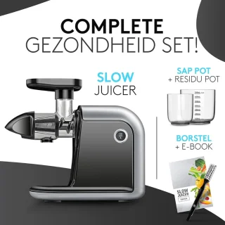 Slowjuicer Groenten & Fruitpers Anti Drup Juicer