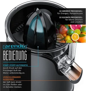 Slowjuicer Horizontale juicer