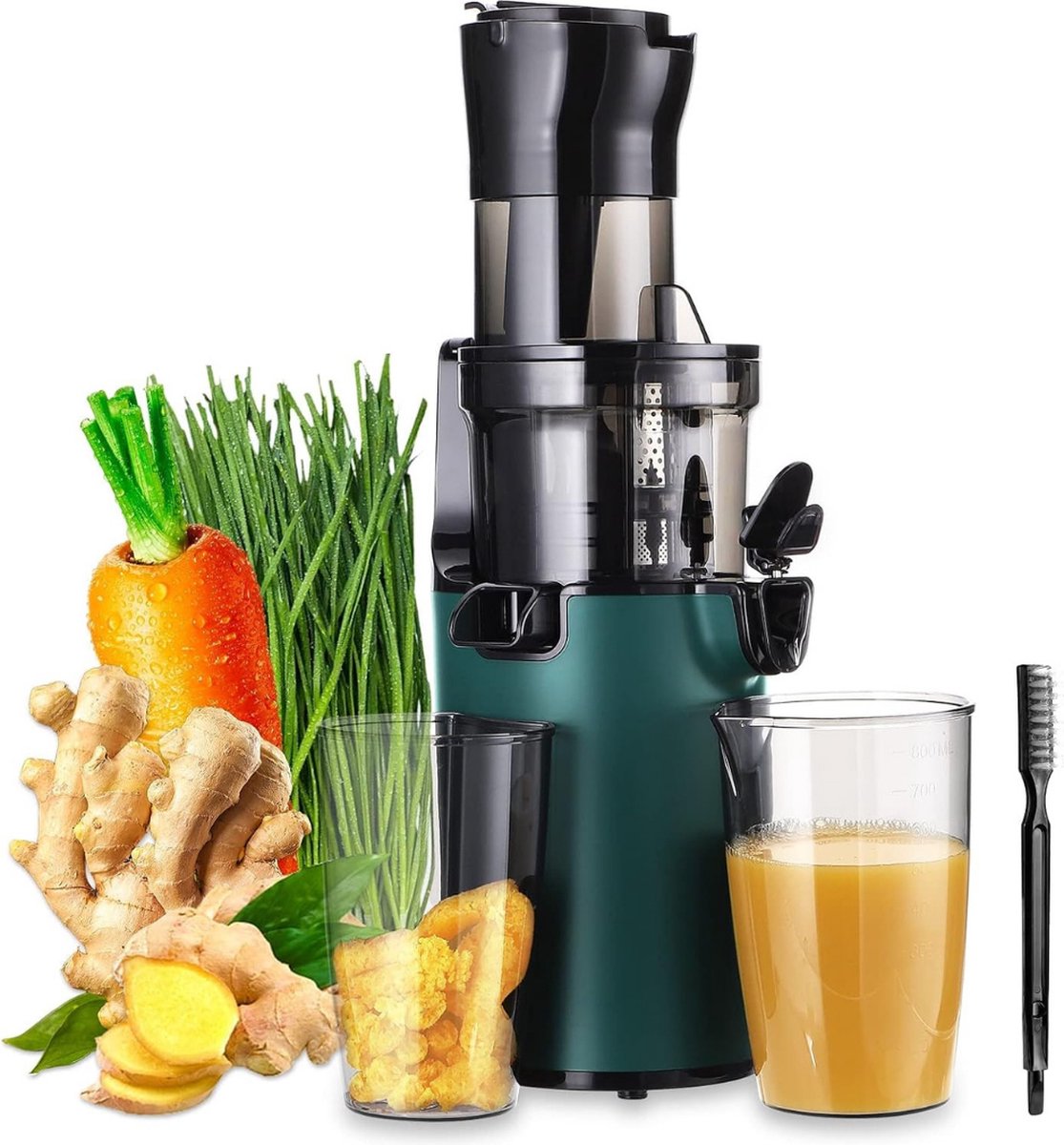 De Slowjuicer Juicer 800 ml 220V Wit in één oogopslag
