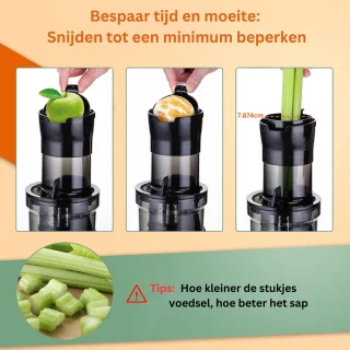 Slowjuicer Juicer 800 ml 220V Wit