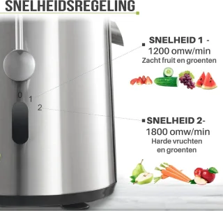 Slowjuicer Juicer Sapcentrifuge Groenten en Fruitpers