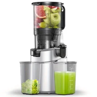 Slowjuicer met 13,5 cm voederopening en 1,8 liter opvangcapaciteit – zwart