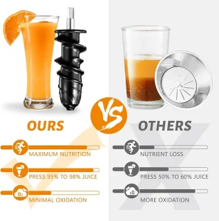 Slowjuicer opzetstuk voor keukenmachine