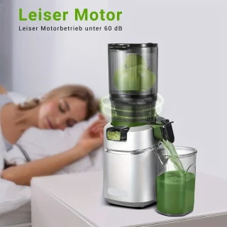 Slowjuicer Sapcentrifuge 1,8L Zilver