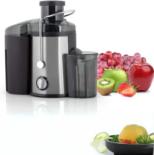 SlowJuicer Sapcentrifuge 600ml Zilver