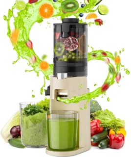 Slowjuicer voor hele vruchten en groenten
