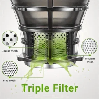 Slowjuicer voor sap met stille motor