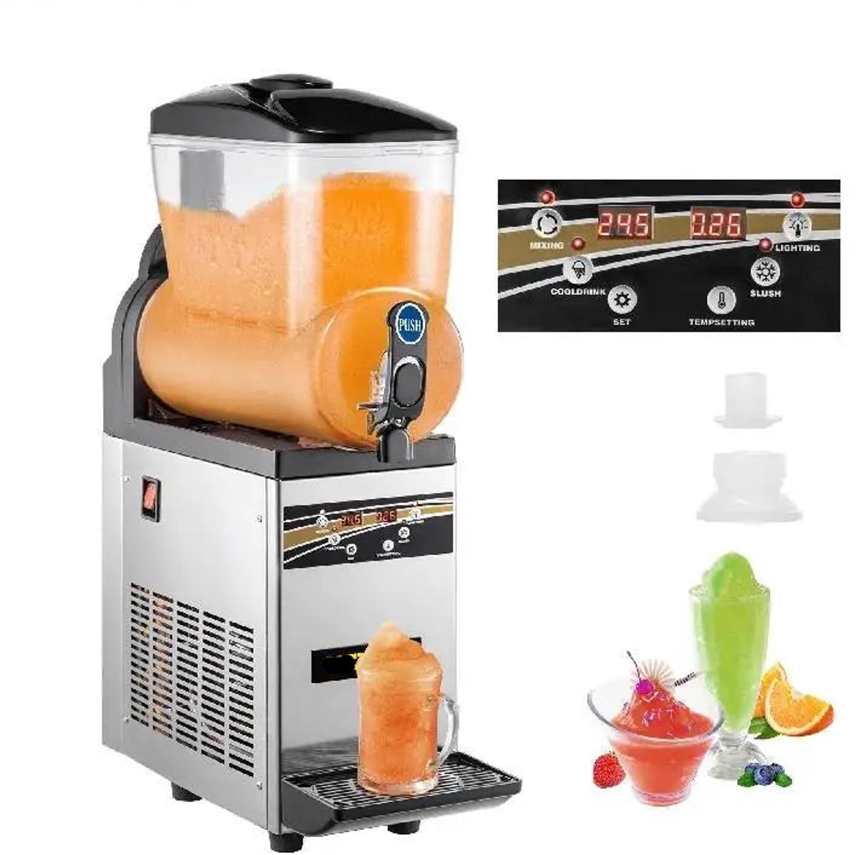 De Slushmachine 15L 500W Compressor in één oogopslag