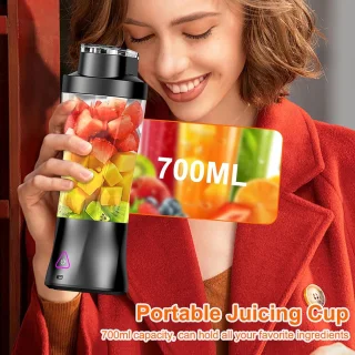 Smoothie Maker Draagbare Blender 700 ml Zwart