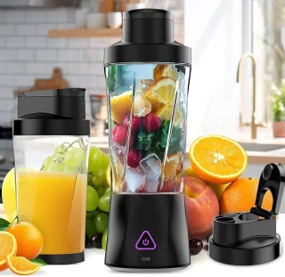 Smoothie Maker Draagbare Blender 700 ml Zwart