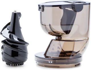 SnelShoppen - BioChef Atlas Whole Slow Juicer Tractor Wit - Verticale Slowjuicer - 250W Motor - Voor Hele Vruchten en Groenten - Smoothies, Sorbet, No