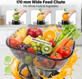Wat vinden we goed aan de SnelShoppen Slow Juicer koudpers sapcentrifuge