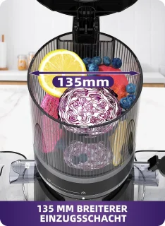 SnelShoppen slow juicer voor hele fruit en groenten