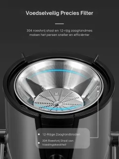 SNJY® Mini Blender Zilver