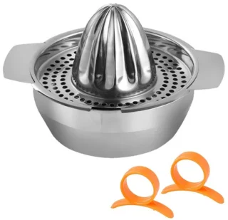 Solidchoice roestvrijstalen sapcentrifuge met handmatige sinaasappelschiller