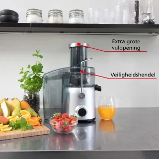 Solis 8451 Juice Fountain Compact Sapcentrifuge Zilver
