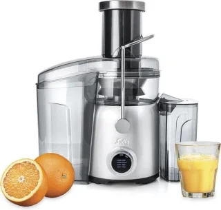 Solis 8451 Juice Fountain Compact Sapcentrifuge Zilver