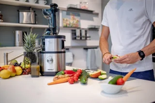 Steba E400 Slowjuicer RVS 1000 ml