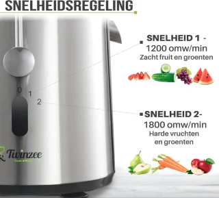 Stellar Sapcentrifuge Juicer 850W 2 Snelheden