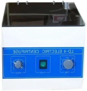 Tafelcentrifuge laboratorium centrifuge 4000 RPM grijs