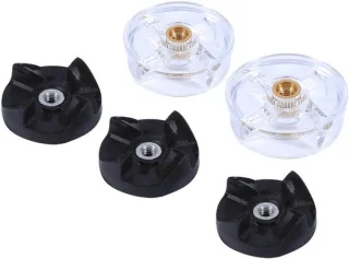 Tandwielen voor juicer - reserveonderdelen, set van 2 of 3, 29 cm, wit
