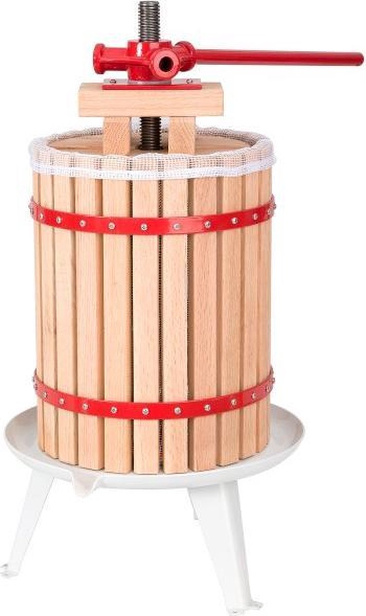 Wat vinden we goed aan de tectake® Sapcentrifuge Handmatig 18L Eikenhout & Gietijzer