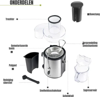 Thuys Sapcentrifuge Groenten en Fruit Meerkleurig