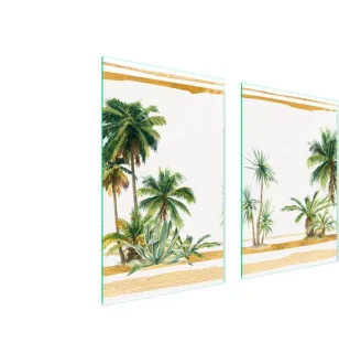 TMK ArtDeko Glasbeschermplaat 65x52 cm