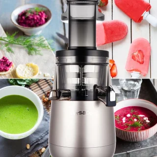 Versapers Slowjuicer 5G Verticaal Peach Gold