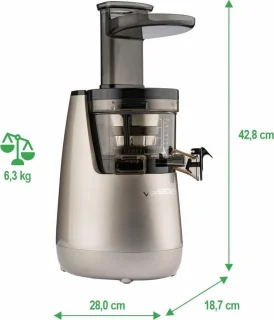 Versapers Slowjuicer 5G Verticaal Peach Gold
