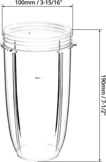 Vervangende 32oz Juicer Cup - Blenderbeker