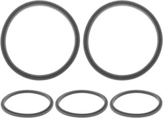 Vervangende blenderpakkingen - O-ring afdichtingen - 5 stuks - grijs