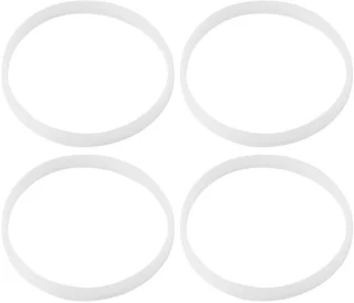 Vervangende o-ring voor juicer en blender - 10 cm witte rubber set van 4 stuks