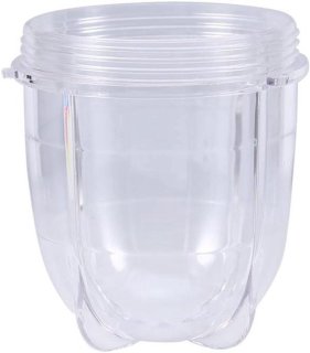 De Vervangingsbeker sapcentrifuge hoog transparant kunststof in één oogopslag