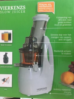 Vierkenzs Elite 1800B slowjuicer rood