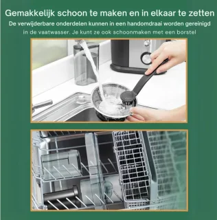 VIN Professionele Sapcentrifuge Juicer - RVS/Zwart