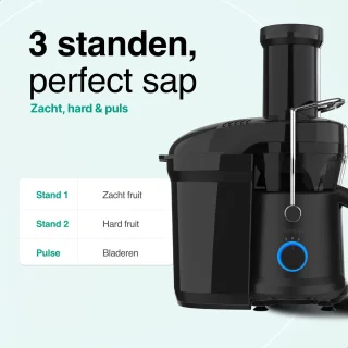 Vivid Green Sapcentrifuge 1200W 1.25L 3 Snelheden