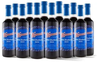 Wild Blueberry Juice 500ml Glasfles