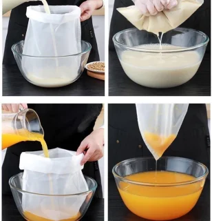 Witte juicer zak - 10 stuks nylon filterzakken