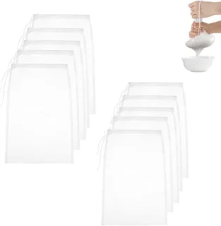 Witte juicer zak - 10 stuks nylon filterzakken