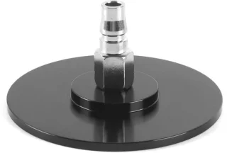 Zuigvoetadapter - roestvrij staal - 10 cm